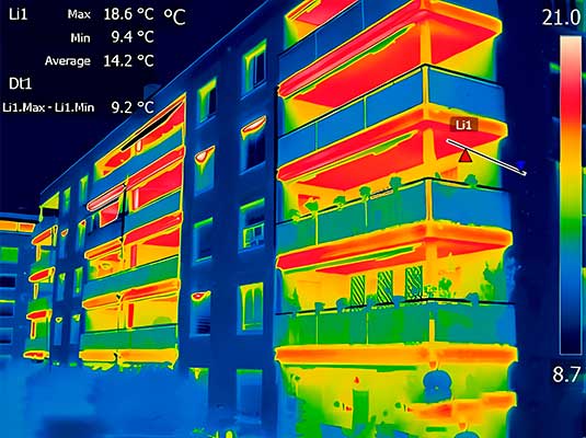 cámara termográfica arquitecto técnico